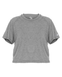 Badger Women's Tri-Blend Crop T-Shirt