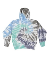 Colortone Tie-Dyed Cloud Fleece Hooded Sweatshirt