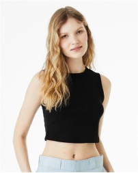 BELLA  CANVAS Women's Micro Rib Muscle Crop Tank