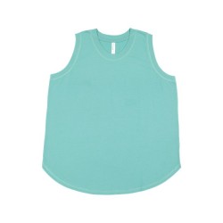 LAT Women's Curvy Relaxed Fine Jersey Tank