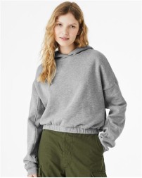 BELLA  CANVAS FWD Fashion Women's Sponge Fleece Cinched Bottom Hoodie