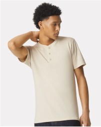 American Apparel CVC Henley Tee