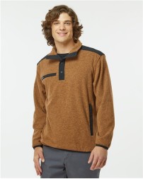DRI DUCK Ranger Melange Fleece Pullover