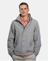 Nautica Men's Voyage Hooded Rain Jacket