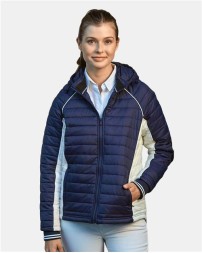 Nautica Women's l Mile Hooded Puffer Jacket