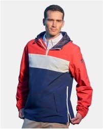 Nautica Unisex Windward Anorak Hooded Quarter-Zip Jacket