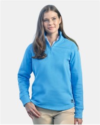 Nautica Women's Anchor Fleece Quarter-Zip Sweatshirt