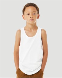 BELLA  CANVAS Youth Heather CVC Tank