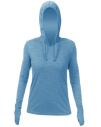 ANETIK Women's Breeze Tech Hooded Long Sleeve T-Shirt