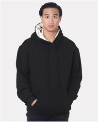 Bayside USA-Made Super Heavy Thermal Lined Hooded Sweatshirt