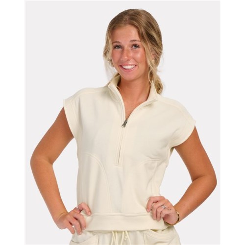 Boxercraft Women's French Terry Half Zip