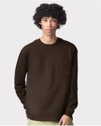 American Apparel Super Heavyweight Long Sleeve Pocket Tee
