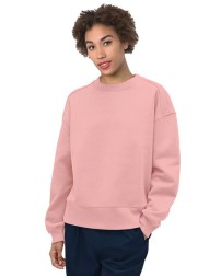 Bayside Women's USA-Made Fleece Crewneck Sweatshirt