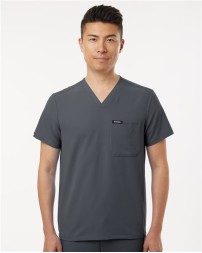 Jaanuu Holmes Everyday 1-Pocket Scrub V-Neck Top