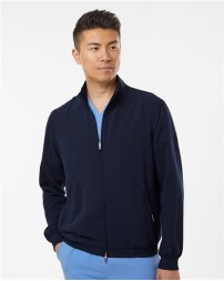 Jaanuu Wolfe Everyday Full-Zip 6-Pocket Scrub Jacket