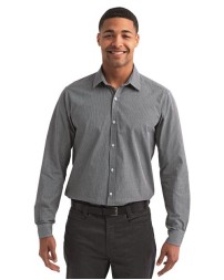 Artisan Collection by Reprime   Microcheck Gingham Long-Sleeve Cotton Shirt
