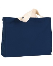 Bayside USA Made Cotton Canvas Medium Gusset Tote Bag