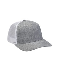 Adams Headwear Heather WovenSoft Mesh Trucker Style Cap