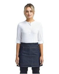 Artisan Collection by Reprime Four-Pocket Jeans Stitch Denim Waist Apron