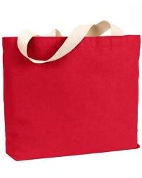 Bayside USA Made Cotton Canvas Jumbo Tote Bag