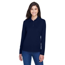 CORE365 Women's Pinnacle Performance Long Sleeve Piqué Polo
