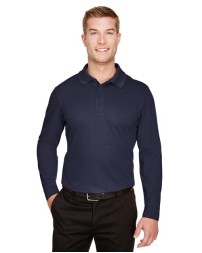 Devon  Jones Men's CrownLux Performance Plaited Long Sleeve Polo