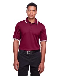 Devon  Jones Men's CrownLux Performance Plaited Tipped Polo