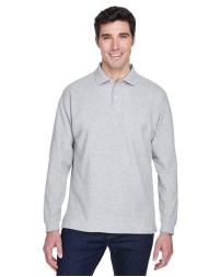 Devon  Jones Men's Pima Piqué Long Sleeve Polo
