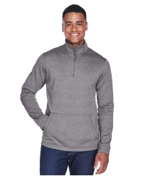 Devon  Jones Men's Newbury Mélange Fleece Quarter-Zip Pullover