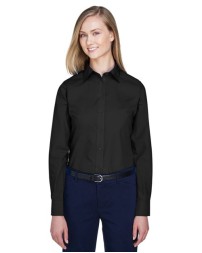 Devon  Jones Women's Crown Collection Broadcloth Woven Dress Shirt
