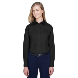 Devon  Jones Women's Crown Collection Broadcloth Woven Dress Shirt