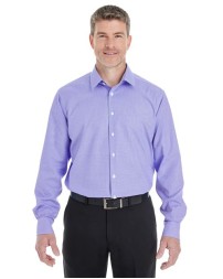 Devon  Jones Men's Crown Collection Royal Dobby Dress Shirt