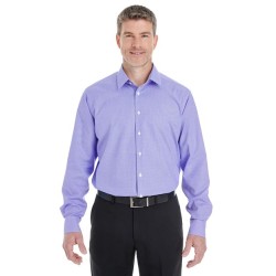 Devon  Jones Men's Crown Collection Royal Dobby Dress Shirt