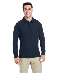 CORE365 Men's Fusion ChromaSoft Long Sleeve Pique Polo