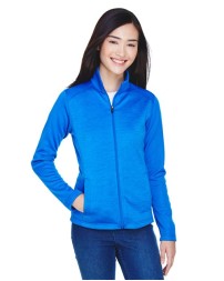 Devon  Jones Women's Newbury Colorblock Mélange Fleece Full-Zip Jacket