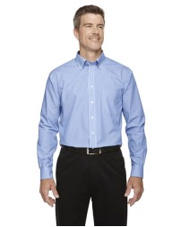 Devon  Jones Men's Crown Collection Banker Stripe Woven Dress Shirt