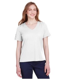 Devon  Jones Women's CrownLux Performance Plaited Rolled Sleeve Shirt