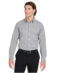 Devon  Jones Men's CrownLux Performance Gingham Dress Shirt