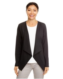 Devon  Jones Women's Perfect Fit Draped Open Blazer
