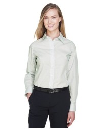 Devon  Jones Women's Crown Collection Micro Tattersall Woven Dress Shirt