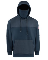 Bulwark SMM4 Men's FR Fleece Hooded Sweatshirt – 12.3 oz. 48/38/10/4 Modacrylic/Lyocell/Aramid/Spandex | ATPV 27 CAT 3 | HoodShield™