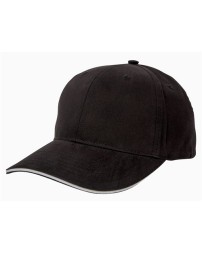 Big Accessories Brushed Twill Sandwich Cap