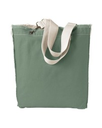 Authentic Pigment 14oz Direct-Dyed Raw-Edge Tote