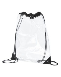 BAGedge PVC Clear Drawstring Bag