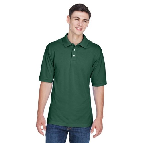Harriton M265 Men's Easy Blend Polo – 5.6 oz. 65/35 Polyester/Cotton Pique Short-Sleeve Polo | XS–6XL