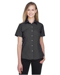 Harriton Women's Barbados Textured Camp Shirt