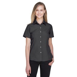 Harriton Women's Barbados Textured Camp Shirt