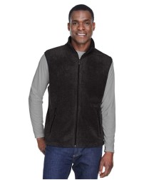 Harriton Unisex Fleece Full-Zip Vest