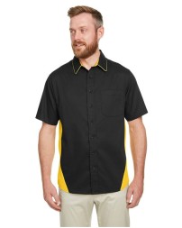 Harriton Men's Flash IL Colorblock Shirt