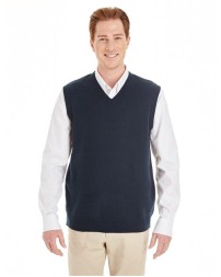Harriton Men's Pilbloc V-Neck Sweater Vest
